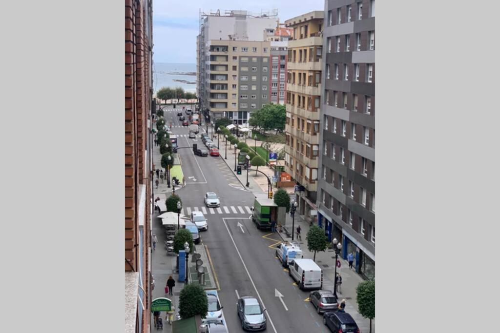 115A - Amplia Vivienda En Playa San Lorenzo Gijón Esterno foto